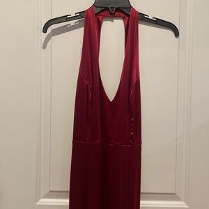 Maroon formal dress